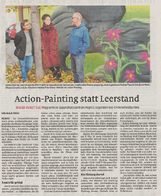 Action Painting statt Leerstand – Nordbayerische Nachrichten