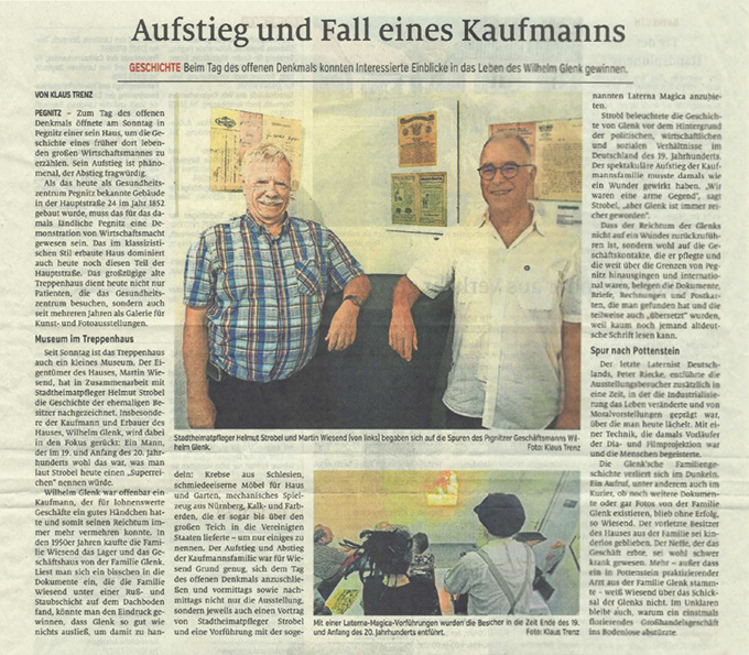 Aufstieg und Fall eines Kaufmanns – Nordbayerische Nachrichten
