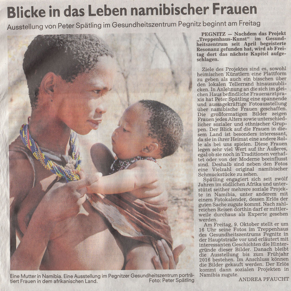 Blicke in das Leben namibischer Frauen – Nordbayerischer Kurier / Nordbayerische Nachrichten Blicke in das Leben namibischer Frauen – Nordbayerischer Kurier / Nordbayerische Nachrichten