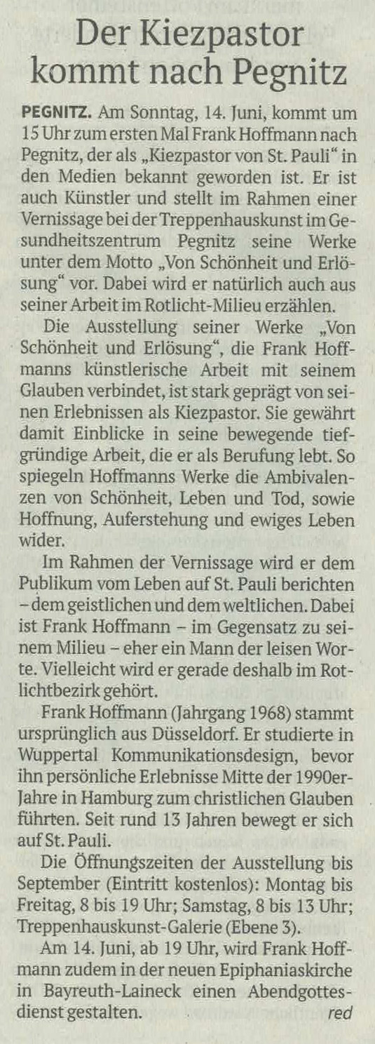 Der Kiezpastor kommt nach Bayreuth – Nordbayerischer Kurier