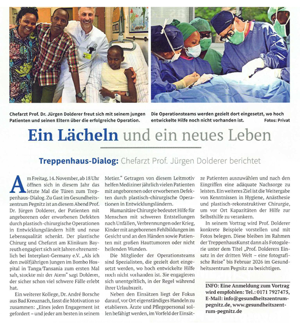 Ei nLächeln und ein neues Leben – Blickpunkt Pegnitz – November 2025