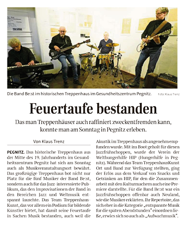 Feuertaufe bestanden – Nordbayerischer Kurier