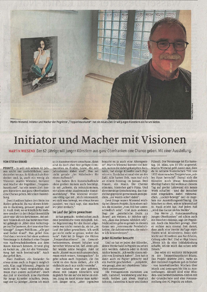 Initiator und Macher mit Visionen – Nordbayerische Nachrichten