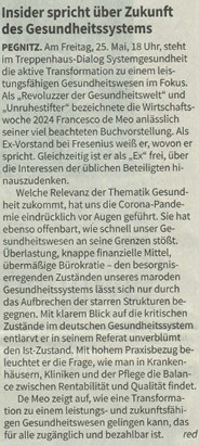 Insider spricht über Zukunft des Gesundheitssystems – Nordbayerischer Kurier Insider spricht über Zukunft des Gesundheitssystems – Nordbayerischer Kurier