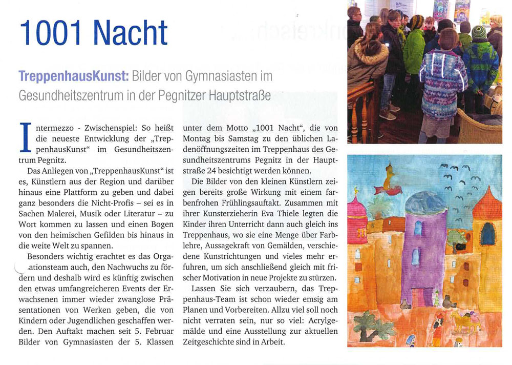 1001 Nacht – Blickpunkt Pegnitz – Februar 2018