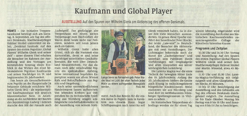 Kaufmann und Global Player – Nordbayerische Nachrichten