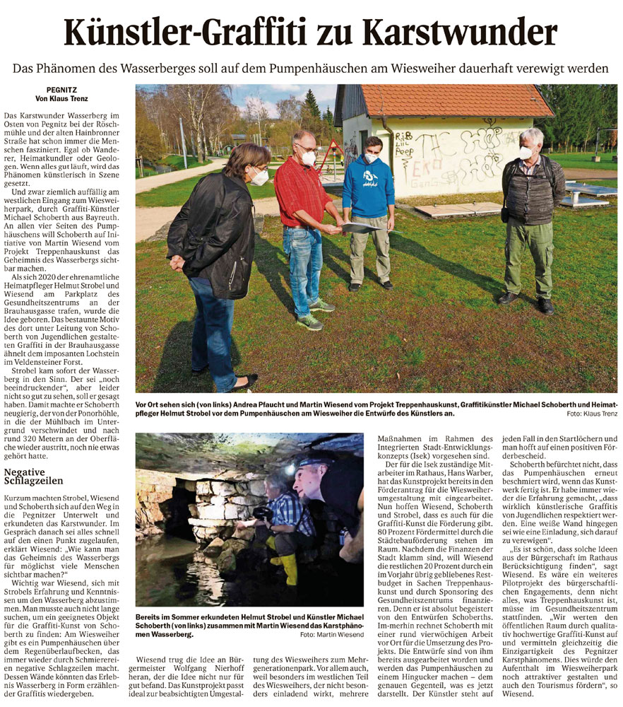 Künstler-Graffiti zu Karstwunder – Nordbayerischer Kurier / Nordbayerische Nachrichten Künstler-Graffiti zu Karstwunder – Nordbayerischer Kurier / Nordbayerische Nachrichten
