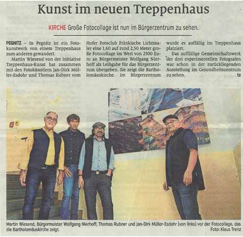 Kunst im neuen Treppenhaus – Nordbayerische Nachrichten