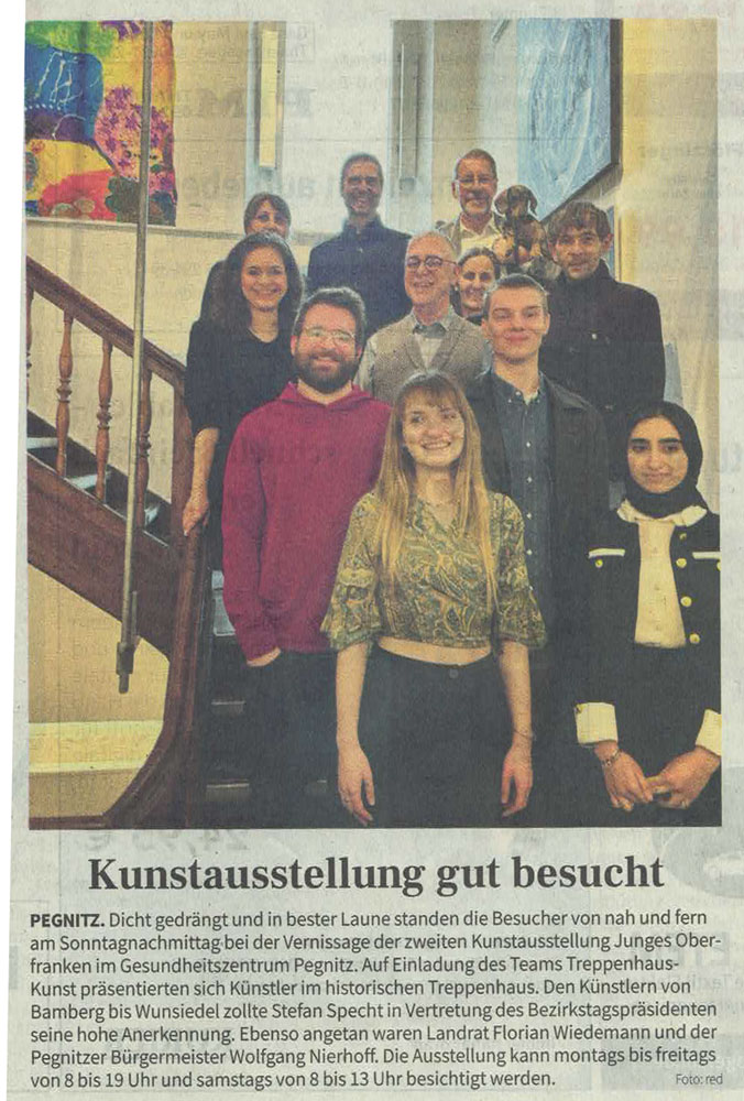 Kunstausstellung gut besucht – Nordbayerischer Kurier