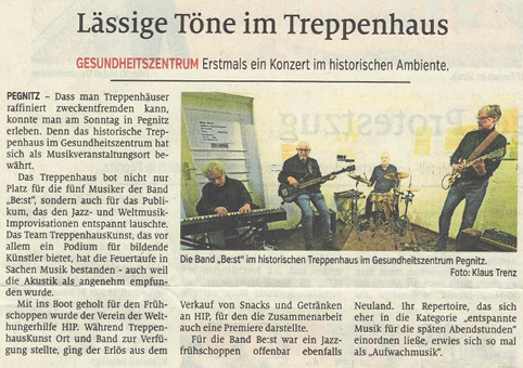 Lässige Töne im Treppenhaus – Nordbayerische Nachrichten