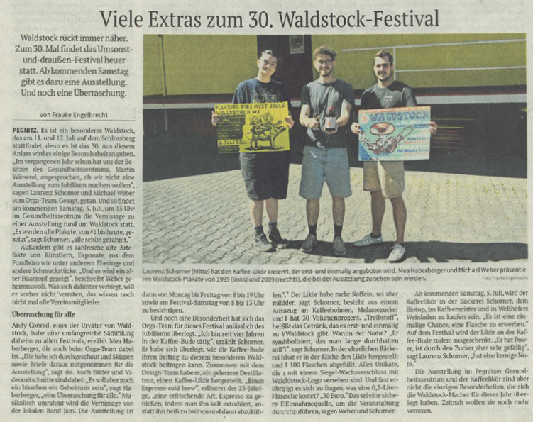 Viele Extras zum 30. Waldstock-Festival – Nordbayerischer Kurier
