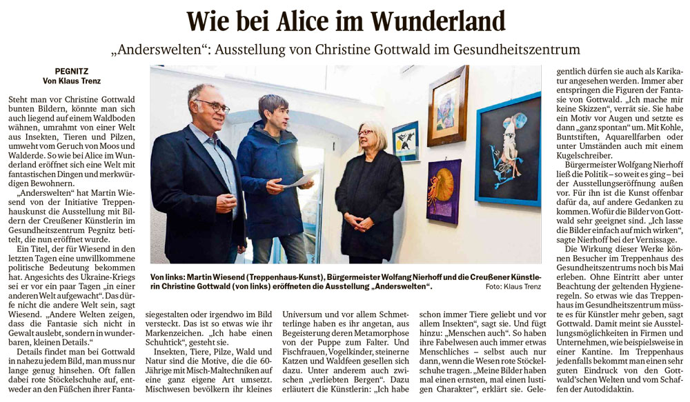 Wie bei Alice im Wunderland - Nordbayerischer Kurier