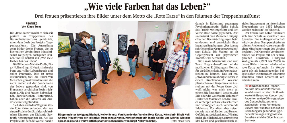 "Wie viele Farben hat das Leben?" – Nordbayerischer Kurier / Nordbayerische Nachrichten "Wie viele Farben hat das Leben?" – Nordbayerischer Kurier / Nordbayerische Nachrichten