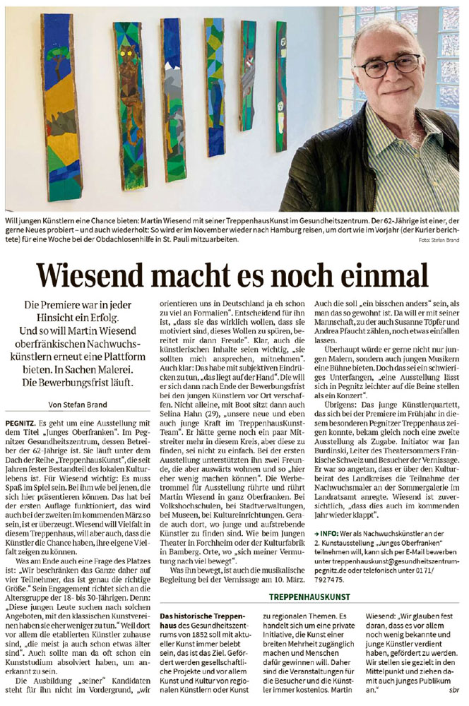 Wiesend macht es noch einmal – Nordbayerischer Kurier