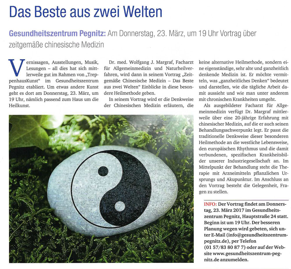 Das Beste aus zwei Welten – Blickpunkt Pegnitz – März 2017