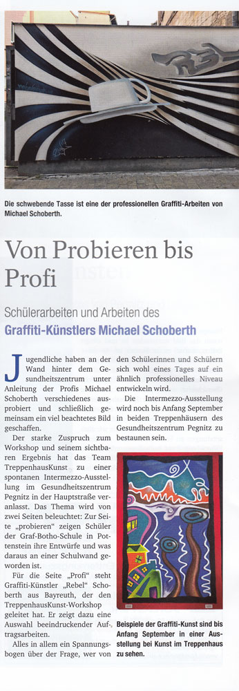 Von Probieren bis Profi – Blickpunkt Pegnitz – August 2020