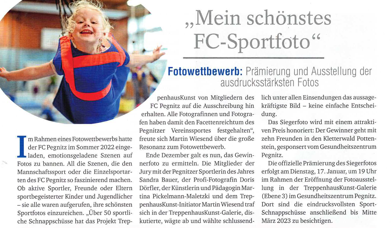 "Mein schönstes FC-Sportfoto" – Blickpunkt Pegnitz – Januar 2023
