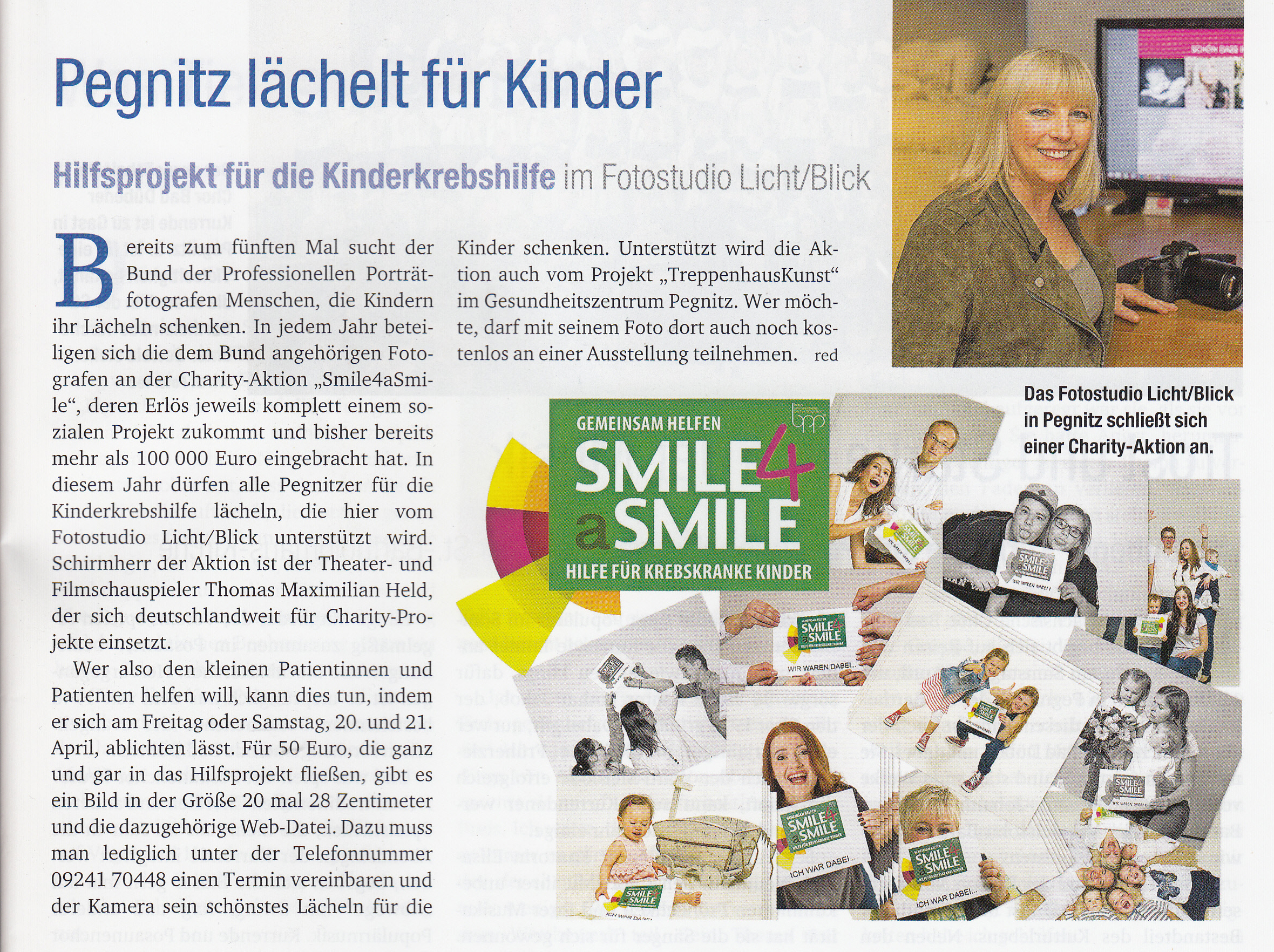 Pegnitz lächelt für Kinder – Blickpunkt Pegnitz – Juni 2018